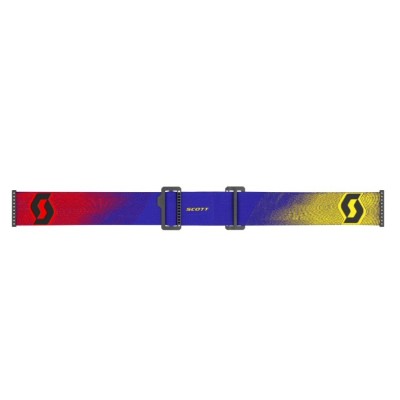Masque Scott Prospect 2.0 Rouge Jaune/Ecran Vert chrome  