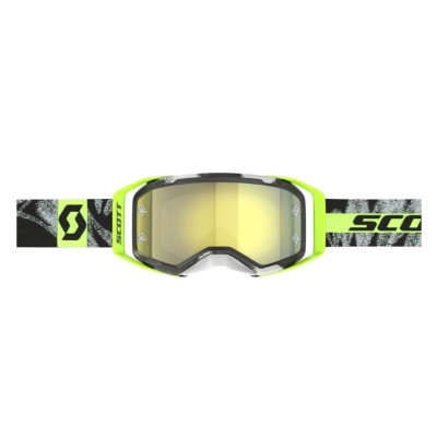 Masque Scott Prospect 2.0 Noir CaviarJaune/Ecran Jaune chrome  