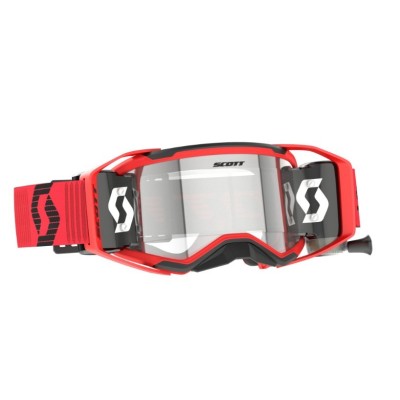 Masque Scott Prospect 2.0 WFS Roll Off Rouge Noir ecran clair 