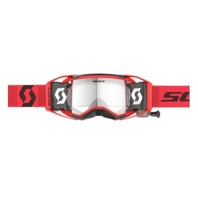 Masque Scott Prospect 2.0 WFS Roll Off Rouge Noir ecran clair 