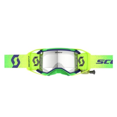 Masque Scott Prospect 2.0 WFS Roll Off Bleu Jaune ecran clair 