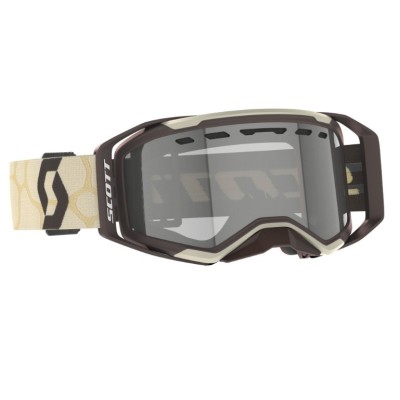 Masque Scott Prospect 2.0 Enduro Beige Marron Ecran Light Sensitive 