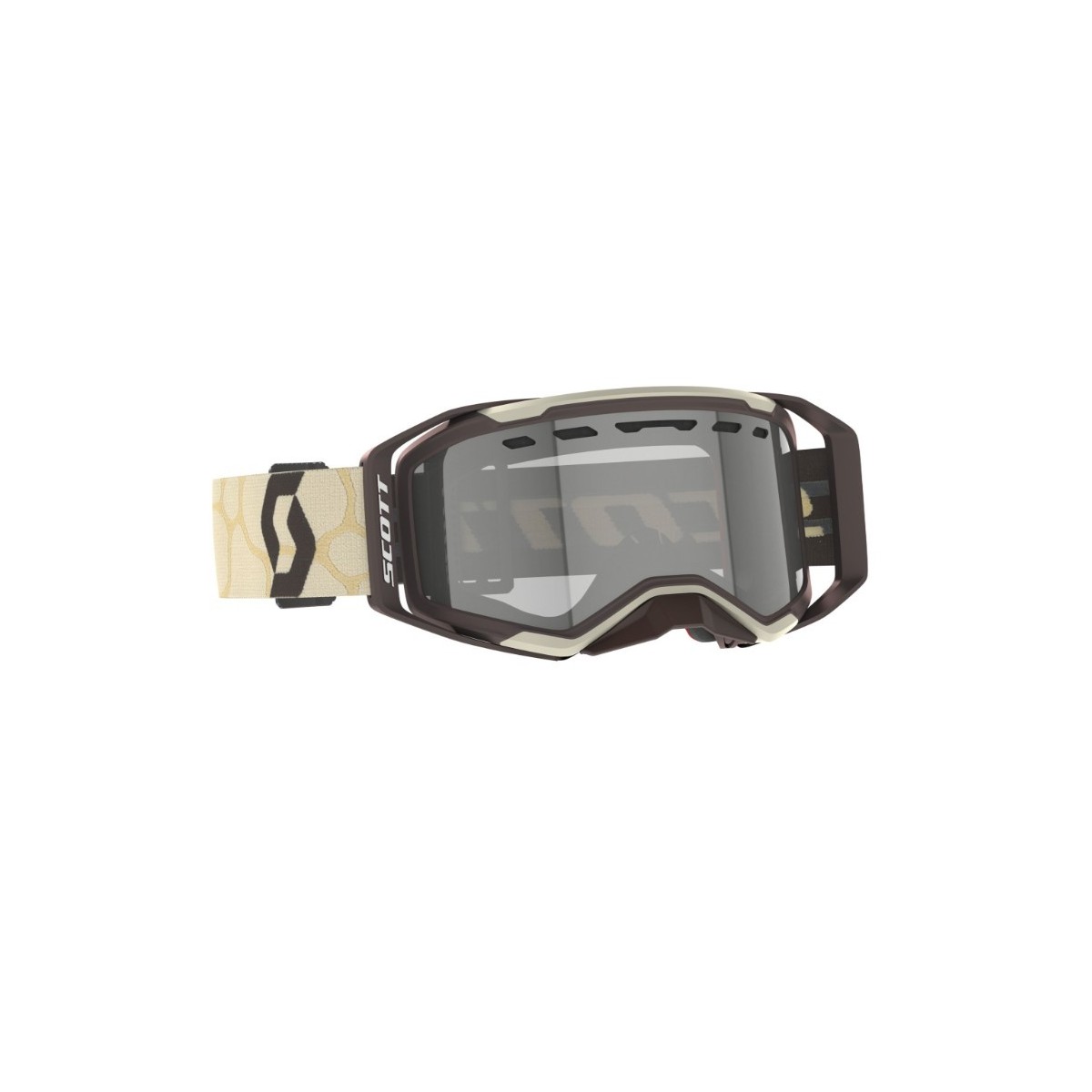 Masque Scott Prospect 2.0 Enduro Beige Marron Ecran Light Sensitive 