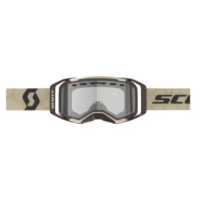 Masque Scott Prospect 2.0 Enduro Beige Marron Ecran Light Sensitive 