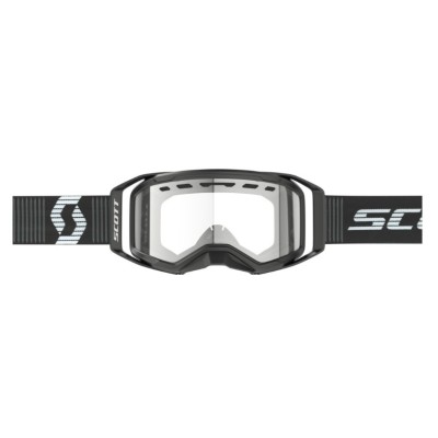 Masque Scott Prospect 2.0 Enduro Noir Blanc ecran Clair 