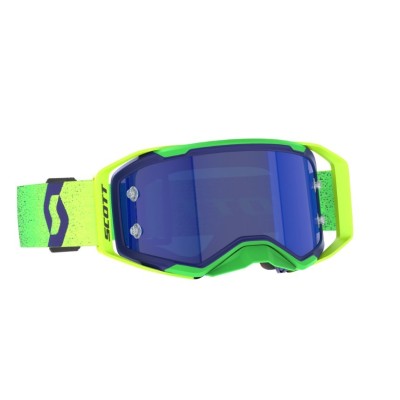 Masque Scott Prospect 2.0 AMP Violet Jaune ecran Bleu chrome  