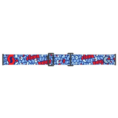 Masque Scott Prospect X Ethika Bleu Rouge ecran Chrome 