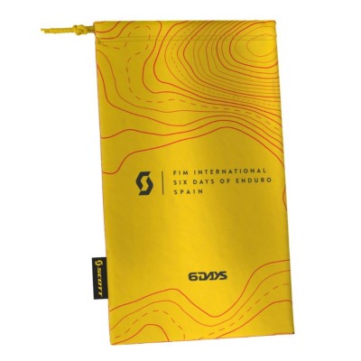 Masque Scott Prospect 6 Days 2024 Spain Rouge Jaune/Ecran Jaune Chrome 