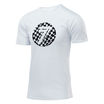 Tee Shirt Enfant Seven Dot Blanc/Checkmate 