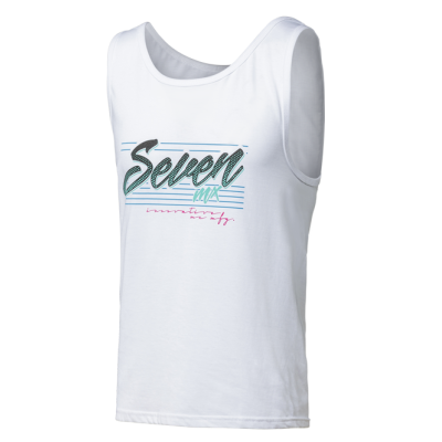 Tee Shirt Top Seven Cali Tank Blanc 