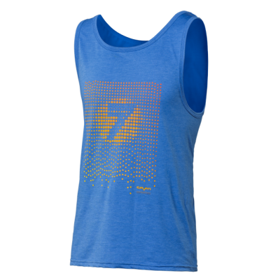 Tee Shirt Top Seven Acid Rain Tank Bleu 
