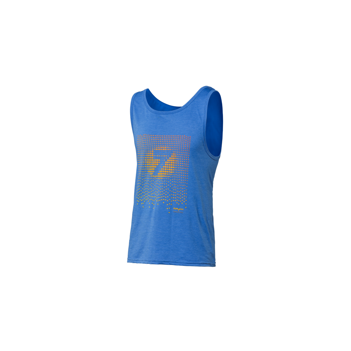 Tee Shirt Top Seven Acid Rain Tank Bleu 