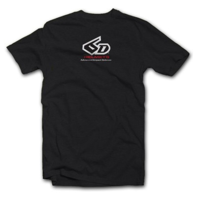 Tee shirt 6D Helmet Classic logo Noir 