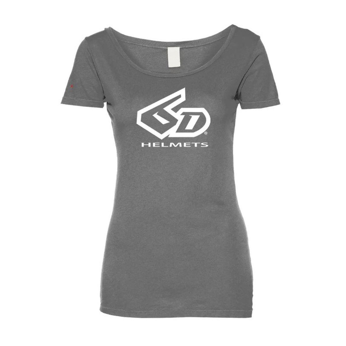 Tee shirt femme 6D Helmet Go Bold Gris Blanc 