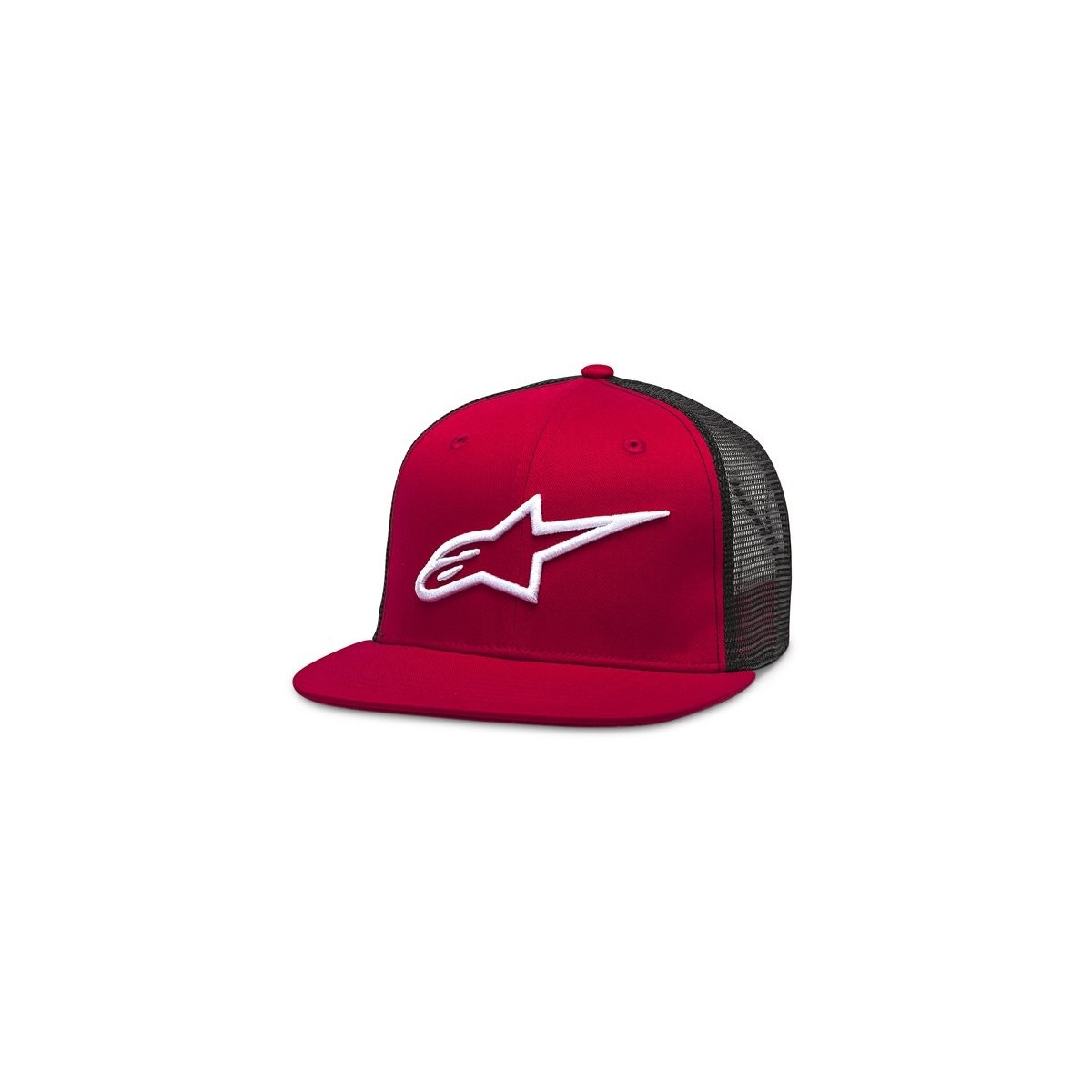 Casquette Alpinestars Corp Trucker Rouge Noire 
