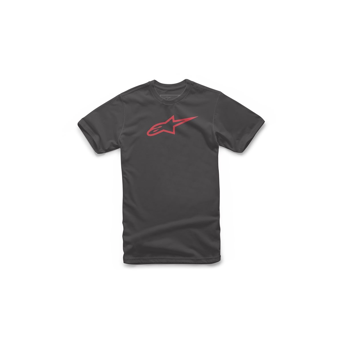 Tee Shirt Alpinestars Ageless Classic Noir Rouge 