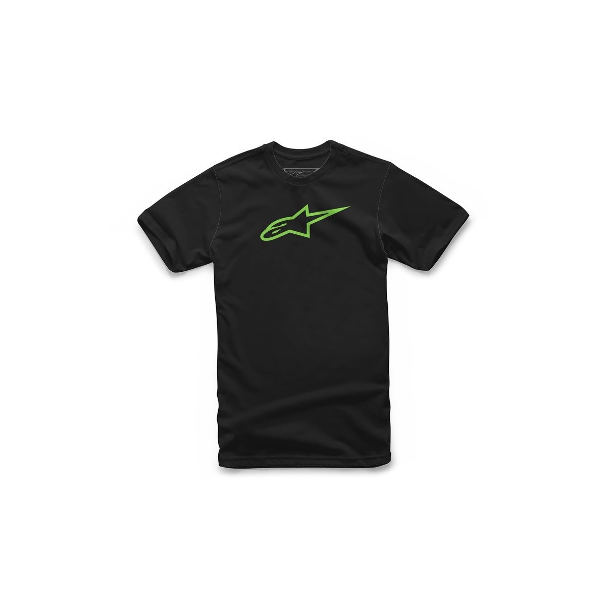 Tee Shirt Alpinestars Ageless Classic Noir Vert 