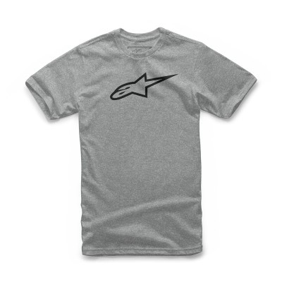 Tee Shirt Alpinestars Ageless Classic Gris Chiné Noir 