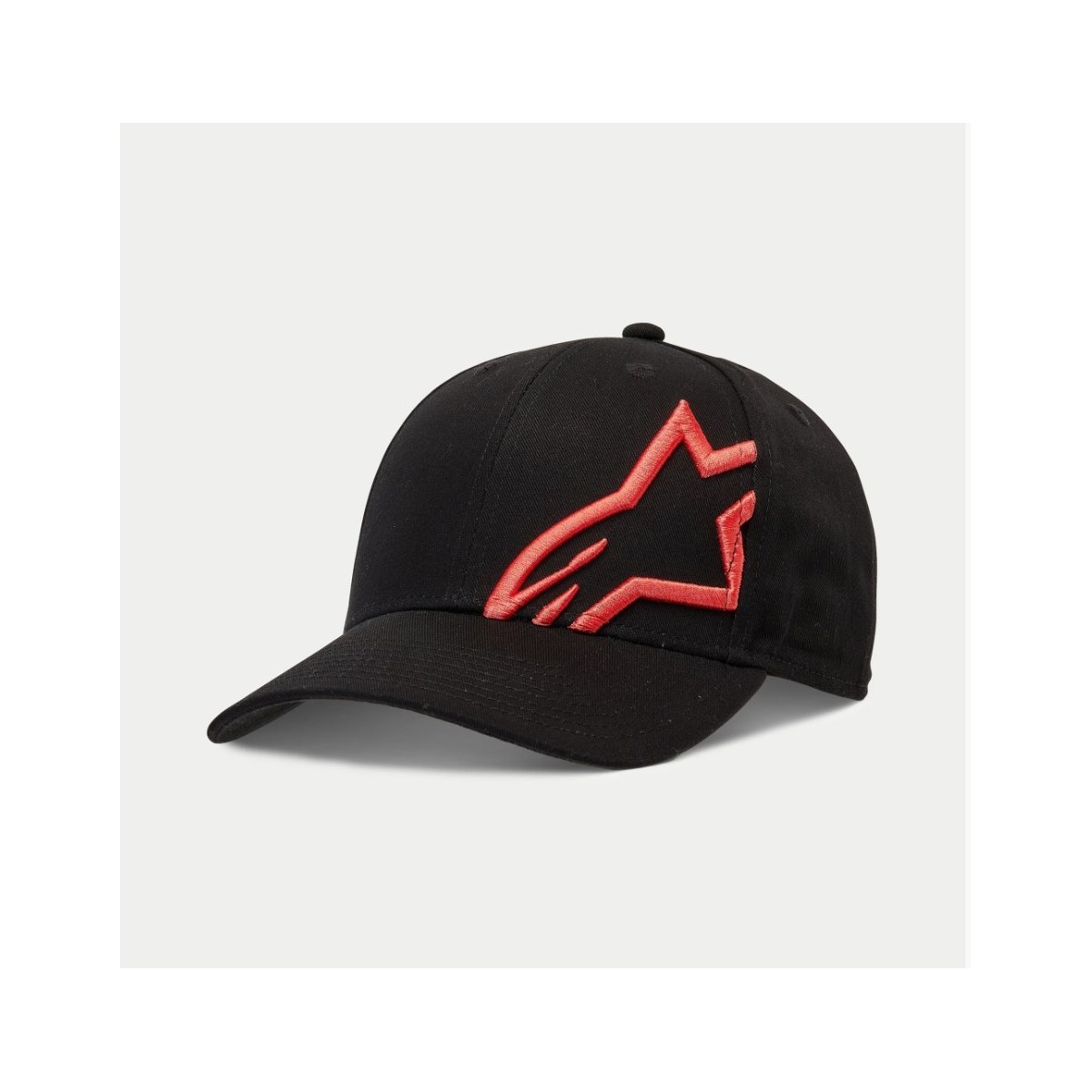Casquette Alpinestars Corp Snap 2 Noir Rouge 
