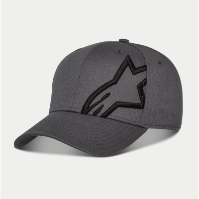 Casquette Alpinestars Corp Snap 2 Charcoal Noir 