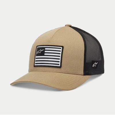 Casquette Alpinestars Flag Snapback Sable Noir 