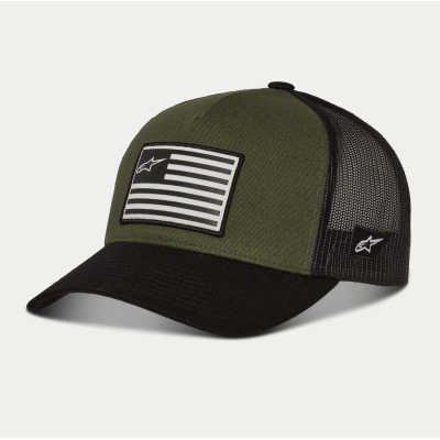 Casquette Alpinestars Flag Snapback Military Noir 