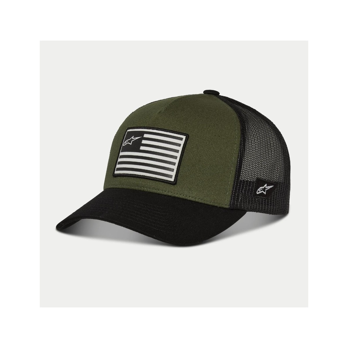 Casquette Alpinestars Flag Snapback Military Noir 