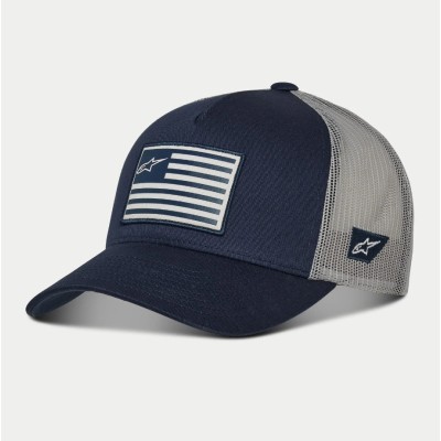 Casquette Alpinestars Flag Snapback Navy Grey 