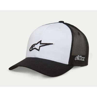 Casquette Alpinestars Ageless Outline Trucker Blanc Noir 