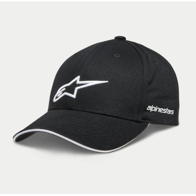 Casquette Alpinestars Rostrum Noir Blanc 