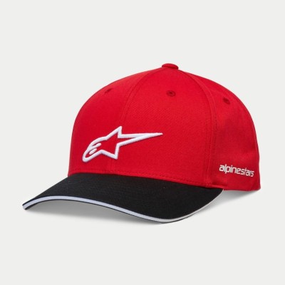 Casquette Alpinestars Rostrum Rouge Noir 