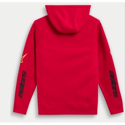 Sweat Alpinestars Hoodie Elliptic Rouge 