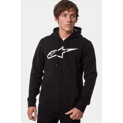 Sweat Alpinestars Zip Hoodie Ageless Noir Blanc 