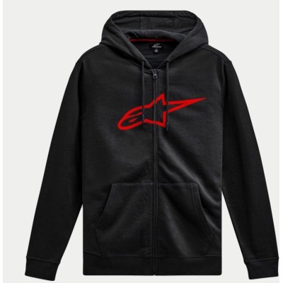 Sweat Alpinestars Zip Hoodie Ageless Noir Rouge 