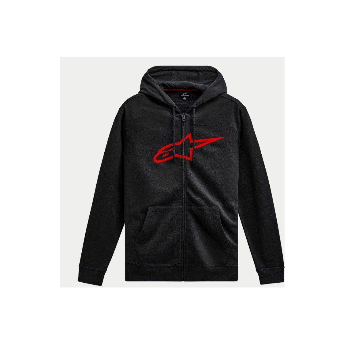 Sweat Alpinestars Zip Hoodie Ageless Noir Rouge 