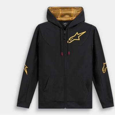 Sweat Alpinestars Hoodie Session Noir Or 