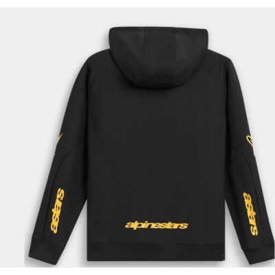 Sweat Alpinestars Hoodie Session Noir Or 