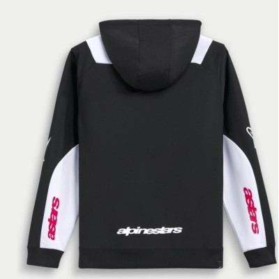 Sweat Alpinestars Hoodie Session Noir Blanc Rouge 