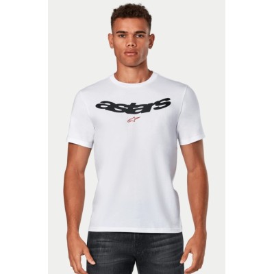 Tee Shirt Alpinestars Elliptic Blanc 