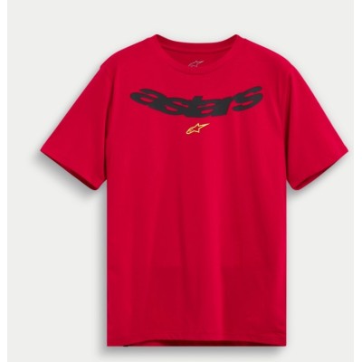 Tee Shirt Alpinestars Elliptic Rouge 