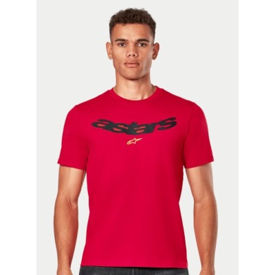 Tee Shirt Alpinestars Elliptic Rouge 
