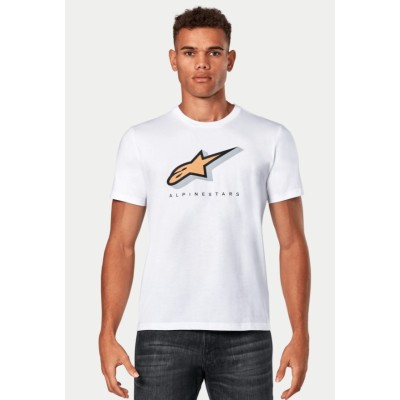 Tee Shirt Alpinestars Quicker Blanc 