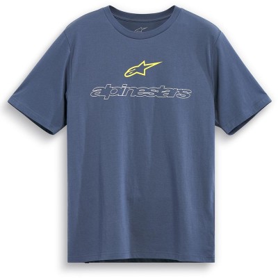 Tee Shirt Alpinestars Liner Trace Bleu 