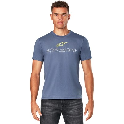 Tee Shirt Alpinestars Liner Trace Bleu 
