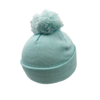 Bonnet Bud Racing Pom Bleu Menthe 