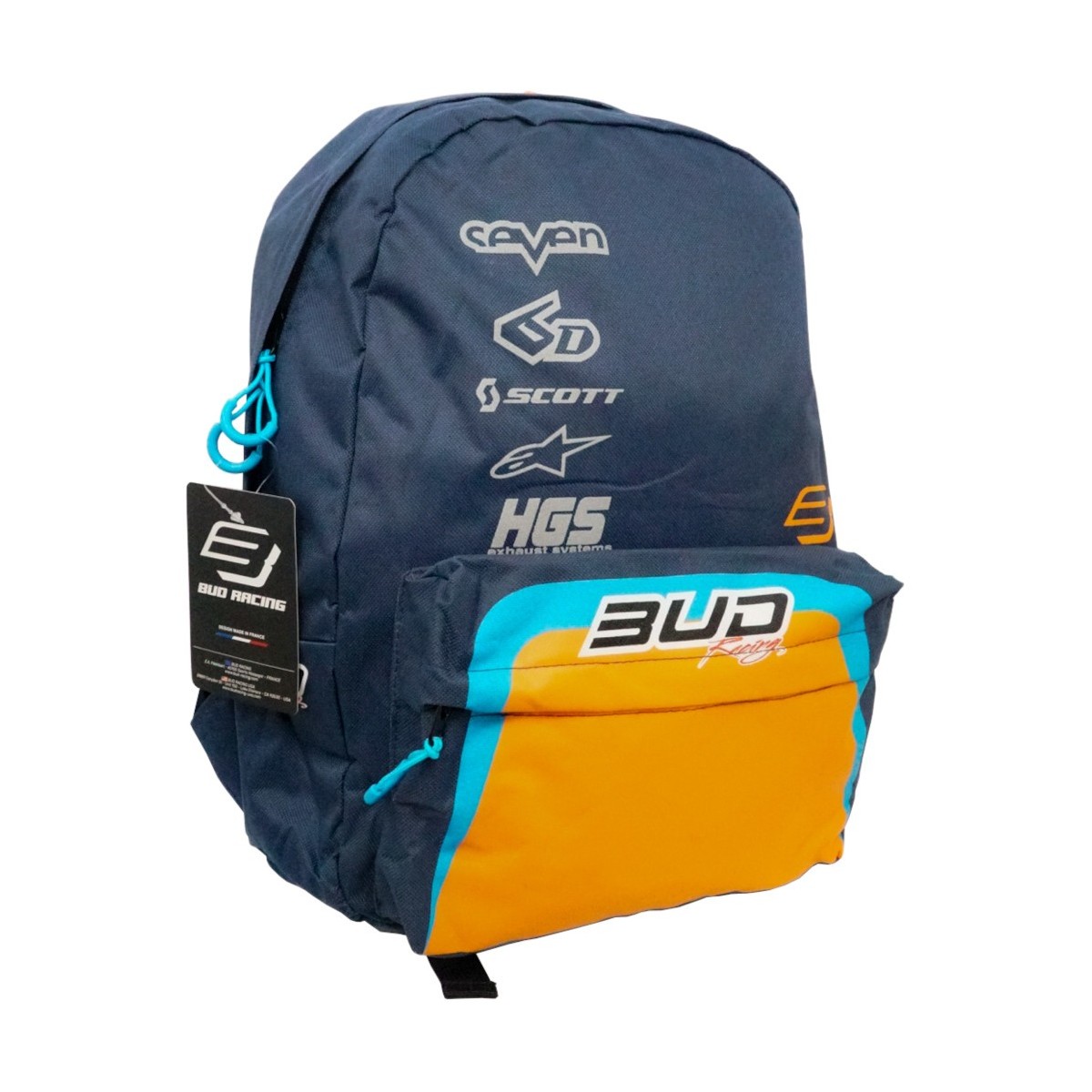 Sac à dos School Bud Racing Race 21 Marine/Orange 