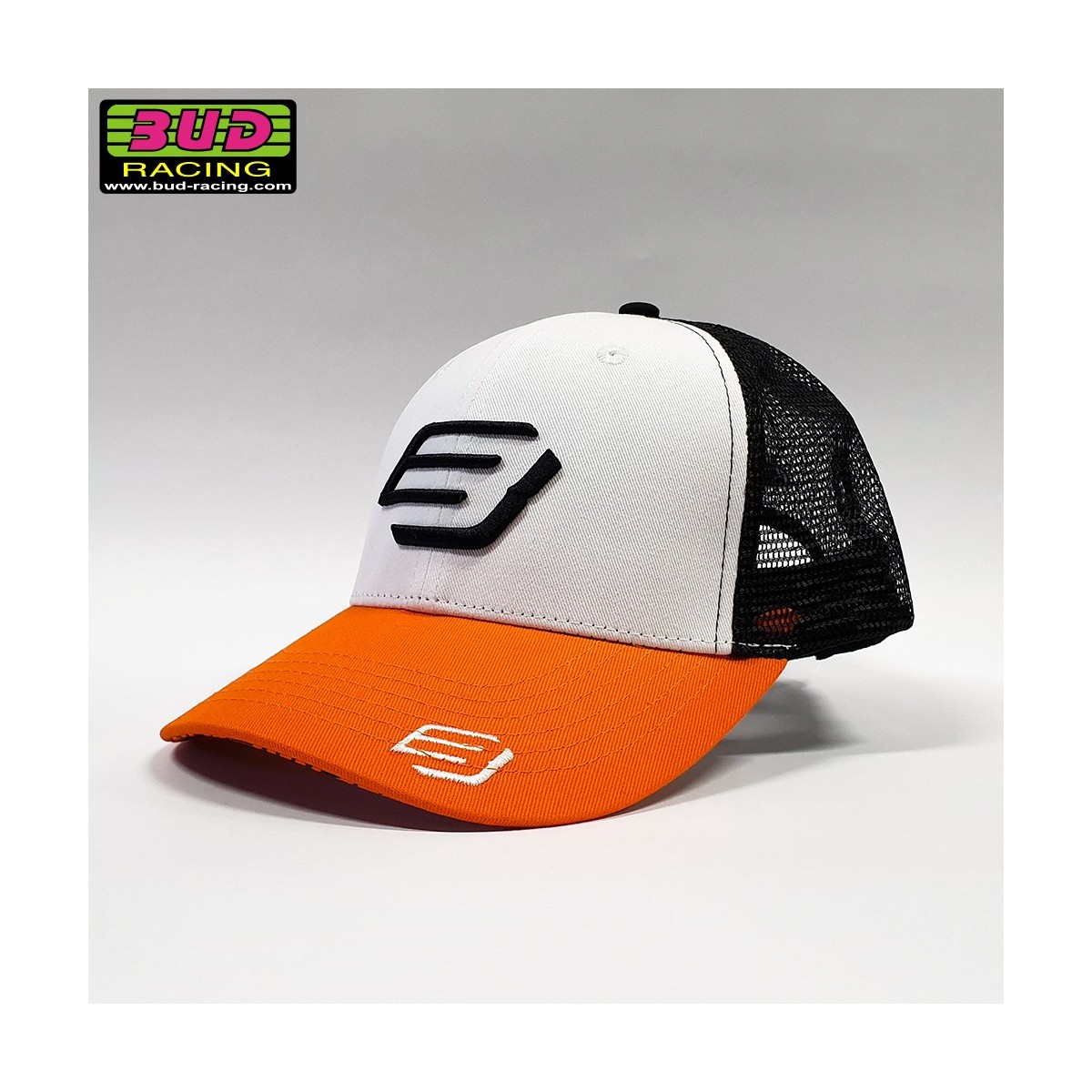 Casquette Bud Basic Orange/Blanc - Taille unique 