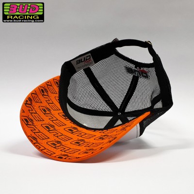Casquette Bud Basic Orange/Blanc - Taille unique 