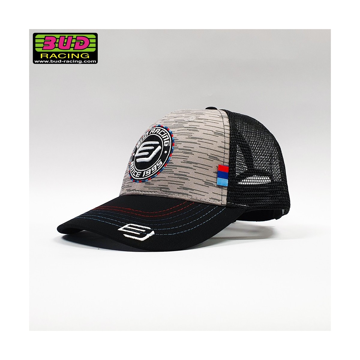 Casquette Bud Buddy Gris/Noir - Taille unique 