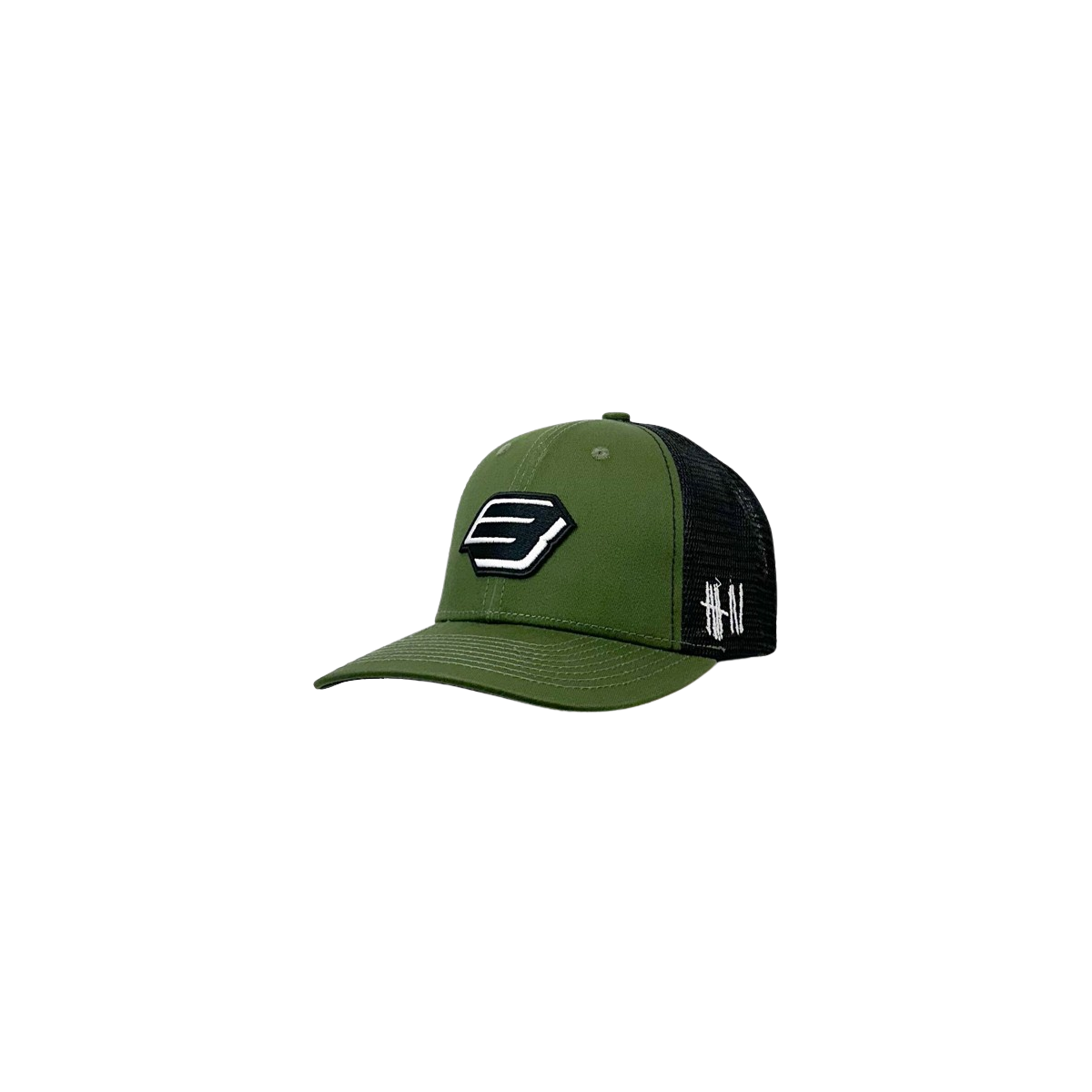 Casquette Bud Racing "B" Khaki Armée Noir 